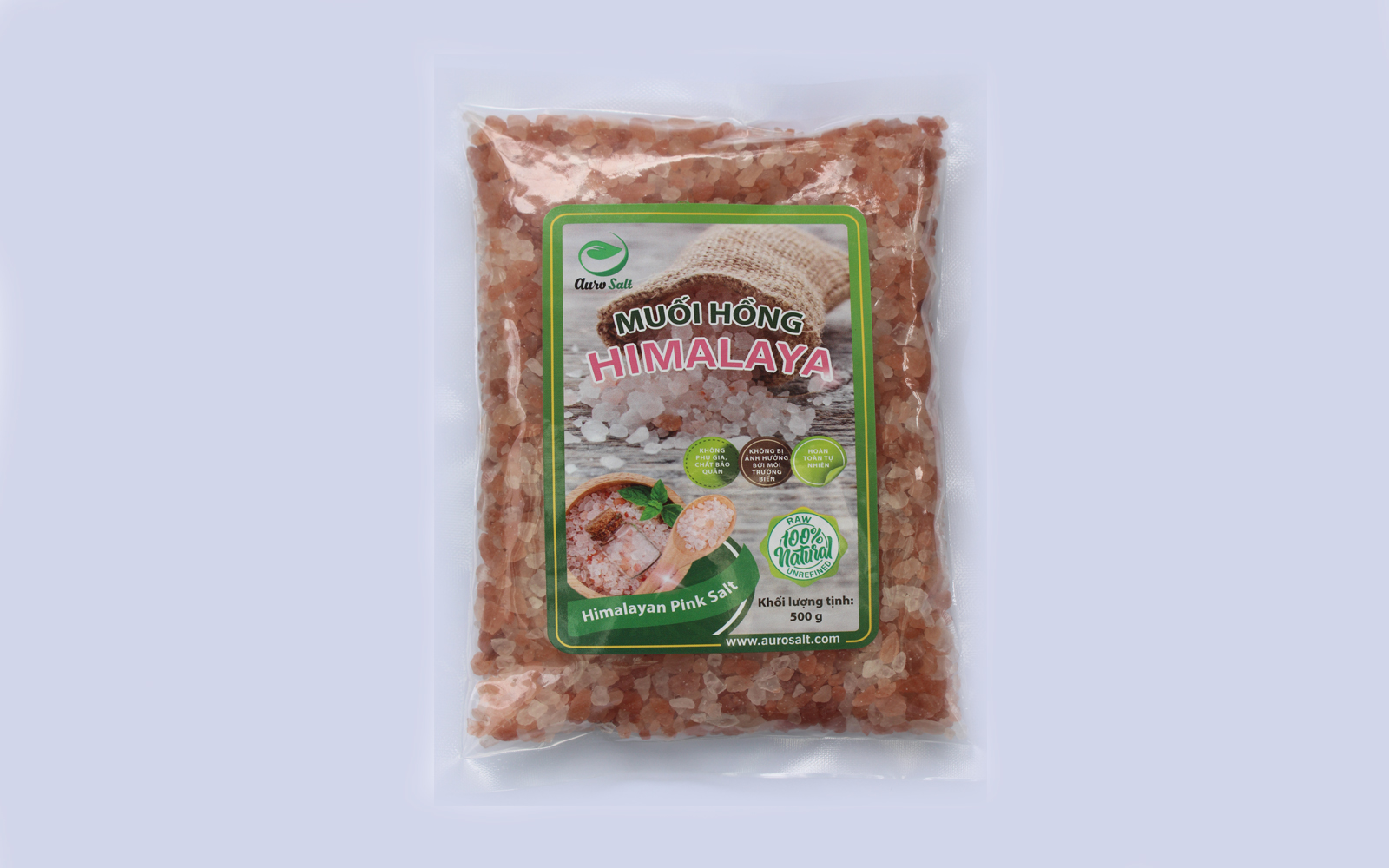 Bịch Muối Hồng 500G Hạt